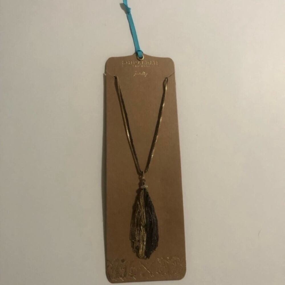 Shiraleah Chicago jewelry - Anthropologie - Sadie chain necklace gold black NEW